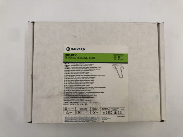 Halyard 0230-18-2.3 Mic-Key* Jejunal Feeding Tube Low-Profile J-Tube Kit 18Fr (X)