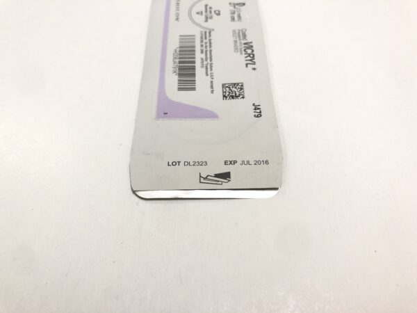 Ethicon J479 Vicryl Coated Suture Violet Braided 0 27" CP 40mm Reverse Cutting (X)