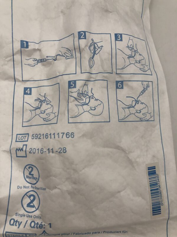 Medline DYND300025 Disposable Laryngeal Mask #2.5 20-30kg