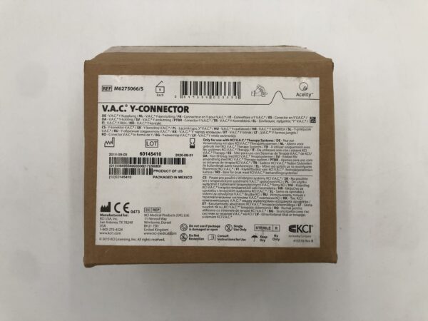 KCI M6275066/5 Acelity V.A.C. Y-Connector (5/Box) (X)