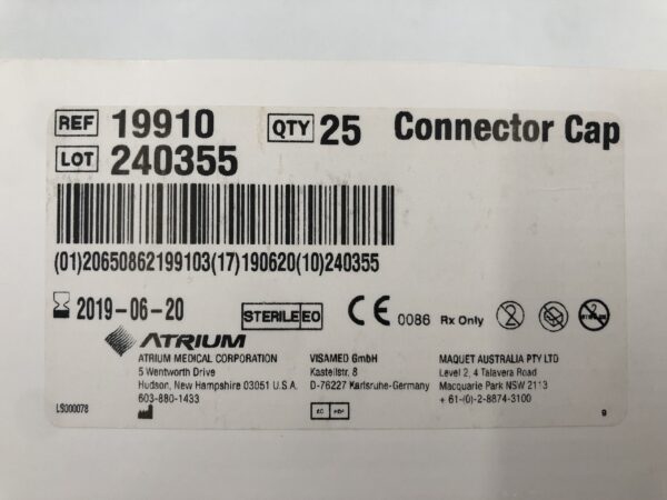 Atrium 19910 Connector Cap (25/Box) (X)