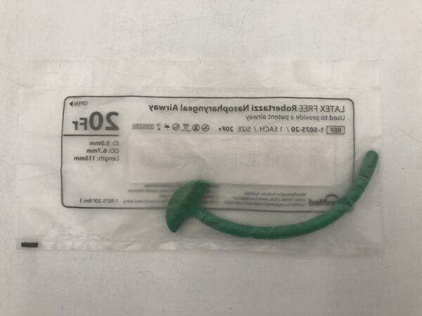 SunMed 1-5075-20 Latex Free Robertazzi Nasopharyngeal Airway 20Fr (X)