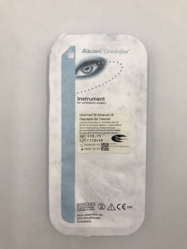 ALCON 170.71 UltraFlow (TM) Bimanual I/A Disposable Set Textured (X)