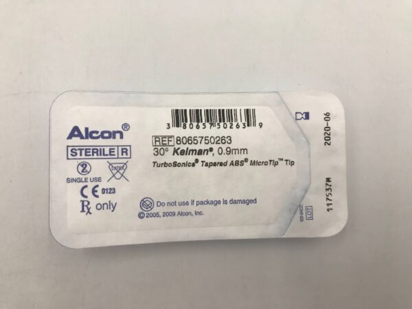 ALCON 8065750263 Kelman TurboSonics Tapered ABS MicroTip Tip 30Deg x 0.9mm (X)