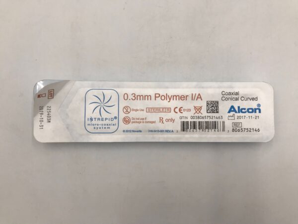 ALCON 8065752146 Intrepid Polymer I/A 0.3mm Coaxial Conical Curved (X)