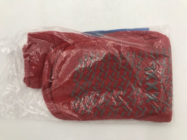 Medline RE12LBM Red Double Tread Slippers