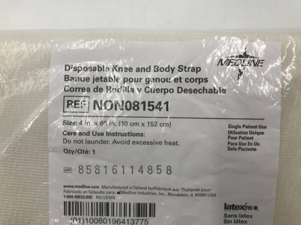 Medline NON081541 Disposable Knee and Body Strap 4" x 6"