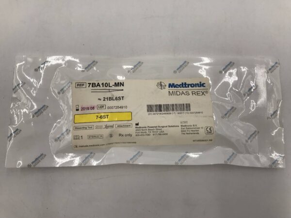 Medtronic 7BA10L-MN Midas Rex Dissecting Tool Legend =21BL6ST 7-6ST (X)