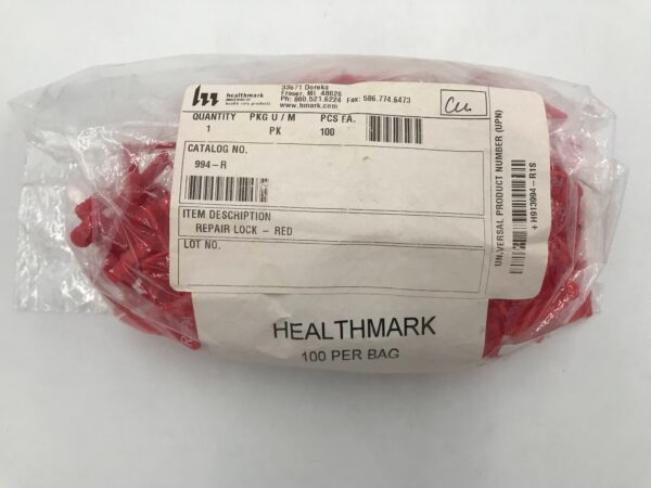HEALTHMARK 994-R Repair Lock-Red (100/Bag)