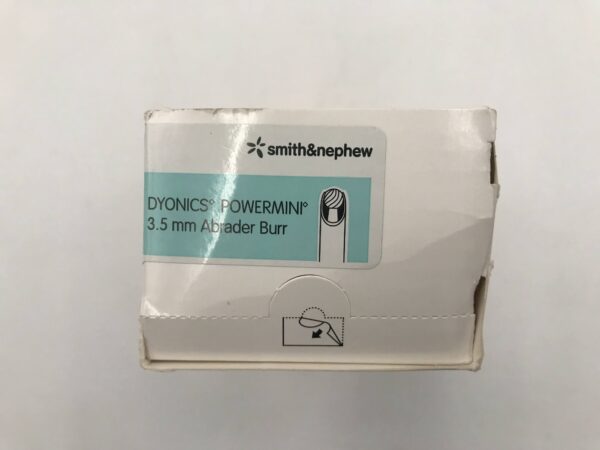 Smith & Nephew 72201519 Dyonics Powermini 3.5mm Abrader Burr Endoscopic Surgery Blades (6/Box) (X)
