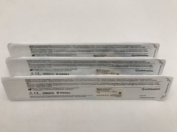 Smith & Nephew 72200082 Dyonics Power 5.5mm Abrader Burr Arthroscopic Surgery Blades (3/Box) (X)