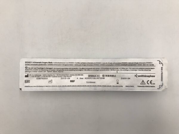 Smith & Nephew 7205668 Dyonics Arthroscopic Surgery Blade 4.0mm Acromioblaster (X)