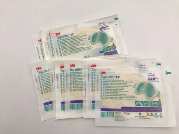 3M 9543HP Tegaderm HP Transparent Film Dressing Frame Style 4 1/2in x 4 3/4in (13/Lot) (X)