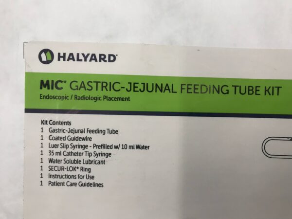 Halyard 0250-18 Mic* Gastric-Jejunal Feeding Tube Kit GJ-Tube 18Fr (X)