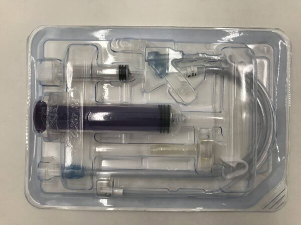 Halyard 8140-24-2.5 Mic-Key* Gastrostomy Feeding Tube Extension Sets with ENFit Connectors Low-Profile G-Tube 24Fr (X)