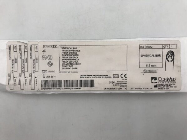Conmed H9112 Spherical Bur 5.5mm