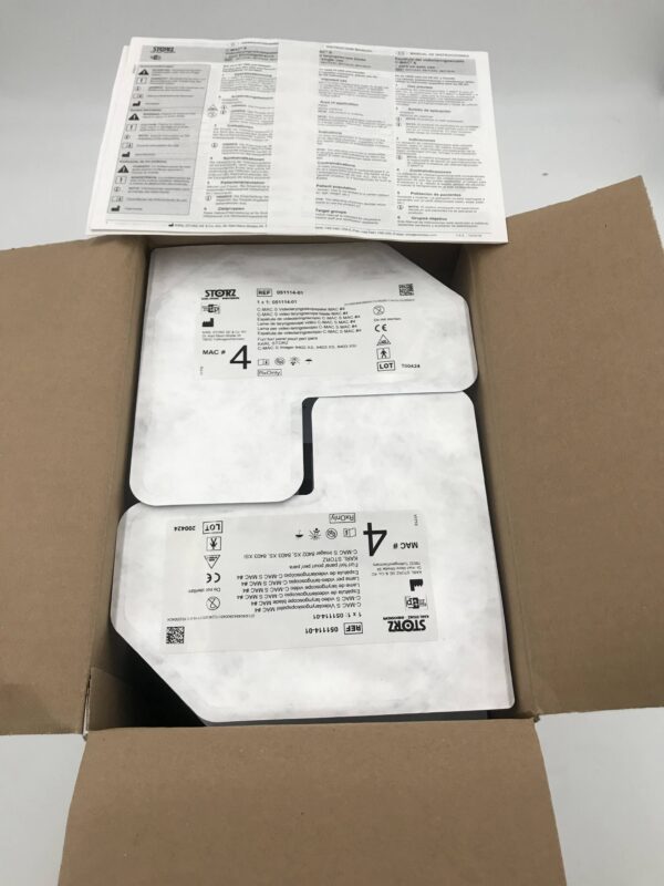 Storz 051114-10 C-MAC S Video Laryngoscope Blade MAC #4 (10/Box)