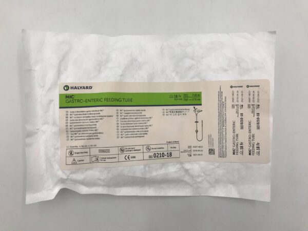 HALYARD 0210-18 MIC Gastro-Enteric Feeding Tube 18F (X)
