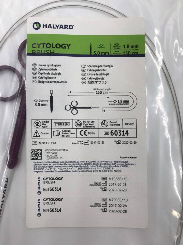 HALYARD 60314 Cytology Brush 150cm x 1.8mm x 3mm (X)