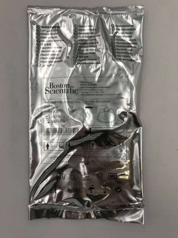 BOSTON SCIENTIFIC/ Nissha Medical Technologies DGP-PM2-25 Neutral Electrode Pre-Wired 125cm (X)