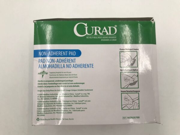 Medline NON25700 Curad Non-Adherent Pad 2 x 3in (100/Box)