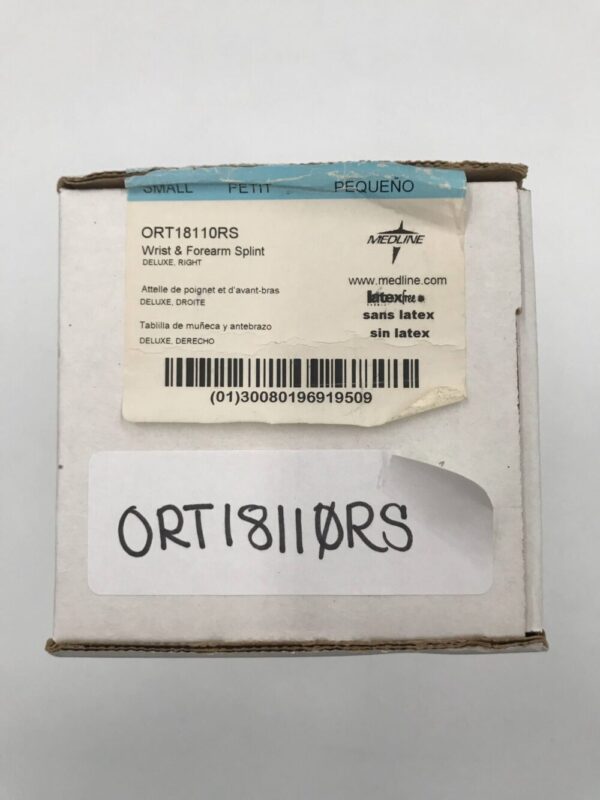 Medline ORT18110RS Wrist & Forearm Splint Deluxe Right (Rebox By Medline)