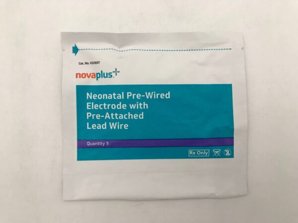 NovaPlus V2269T Neonatal Monitoring Electrode w/Pre-Attached Lead Wire (10/Box)(X)