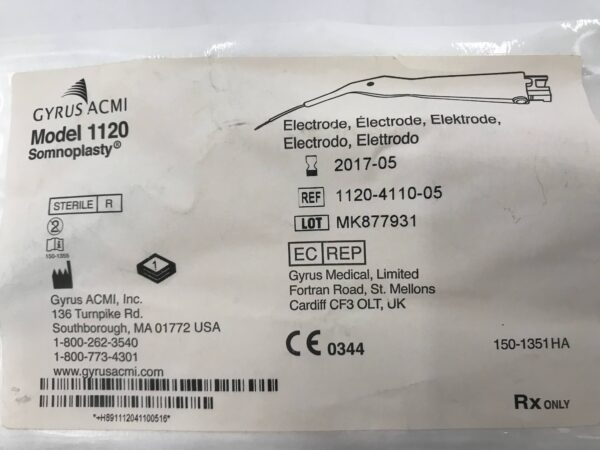 Gyrus 1120-4110-05 Model 1120 Somnoplasty Electrode (X)
