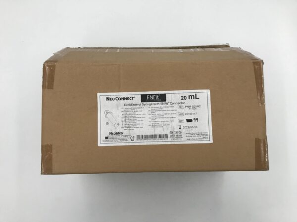 NeoMed PNM-S20NC NeoConnect ENFit Oral/Enteral Syringe with ENFit Connector 20mL (99/Box) (X)