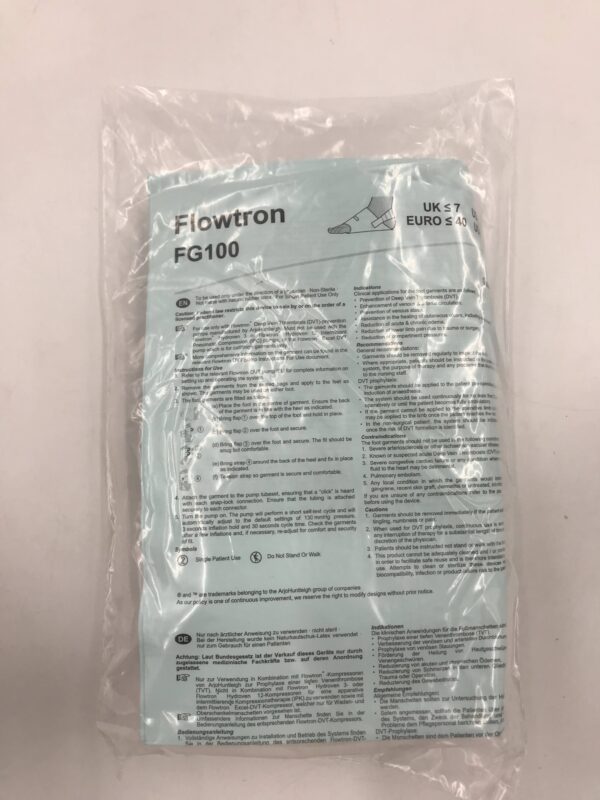Arjohuntleigh FG100 Flowtron Foot Garment US(M) ≤7