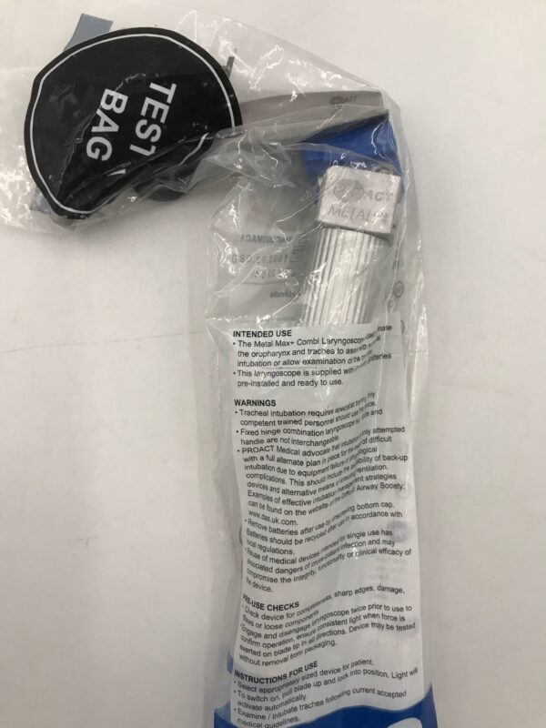 Proact MMCB90MAC1 laryngoscope Blade & Handle Mac 1 Macintosh 75mm (X)