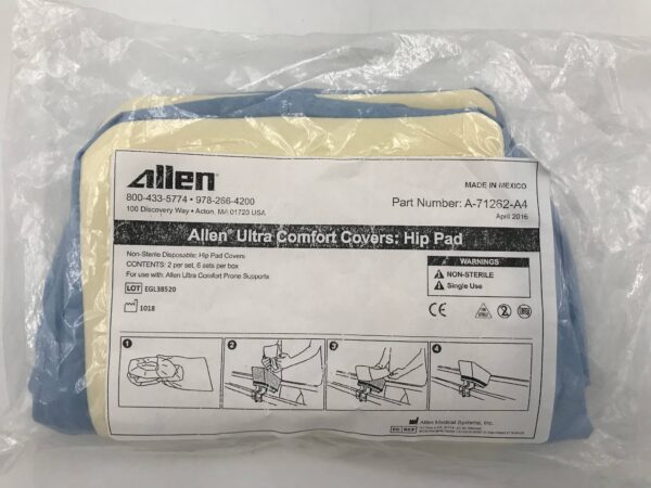 Allen Medical Systems A-71262-A4 Ultra Comfort Covers Hip Pad