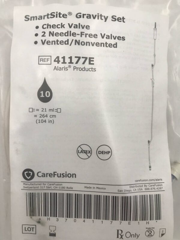 CareFusion 41177E SmartSite Gravity Set (X)