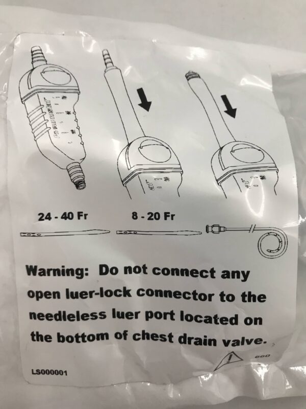 Atrium 16100 Pneumostat Chest Drain Valve (X)
