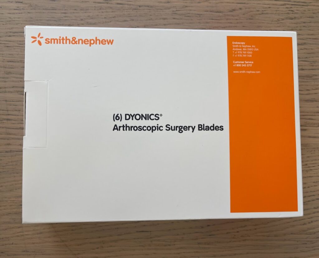 Smith & Nephew 7205314 Dyonics Arthroscopic Surgery Blade 5.5mm Incisor ...
