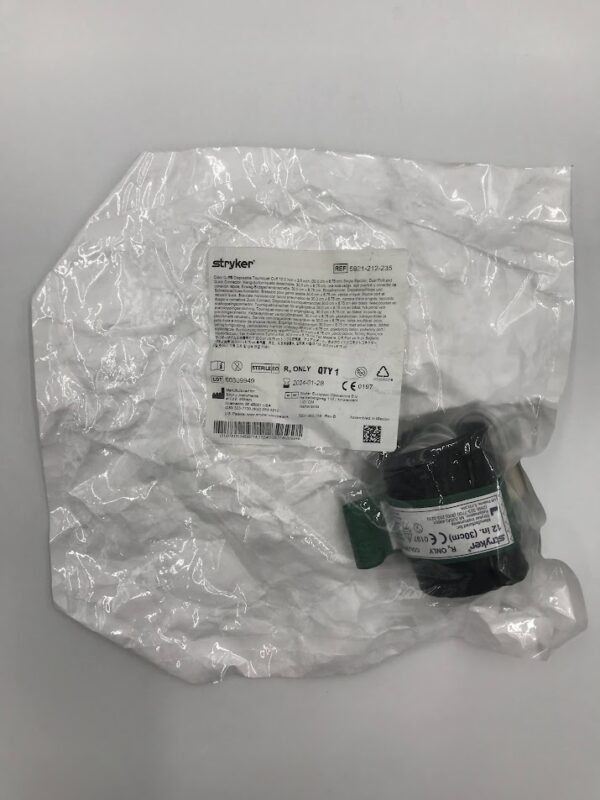 STRYKER 5921-212-235 Color Cuff Disp. Tourniquet Single Bladder Dual Port & Quick Connector 12x3.5in (X)