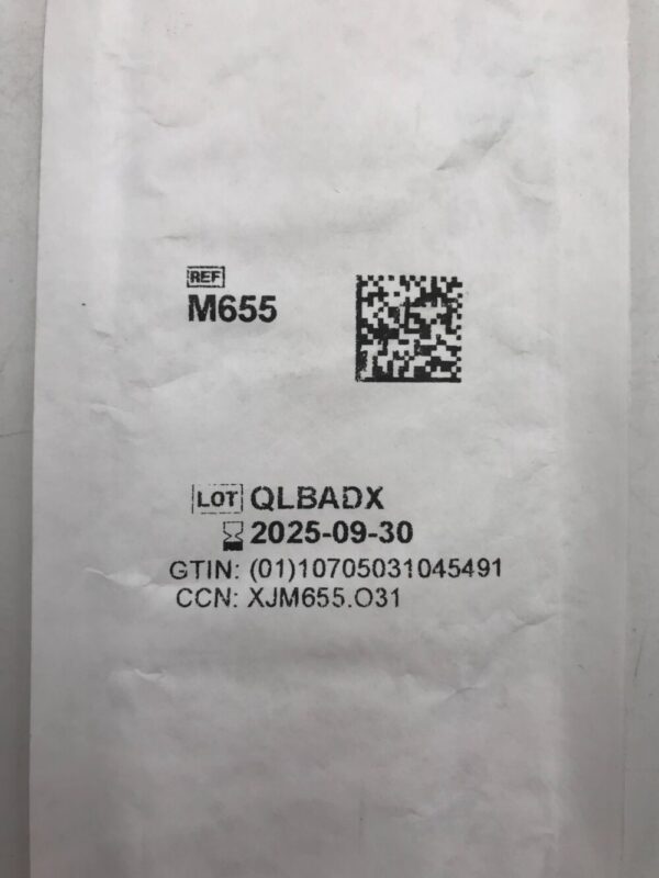 Ethicon M655 Stainless Steel Monofilament Non-Absorbable Suture 7 CCS 48mm 1/2c Conventional Cutting 4 x 18"