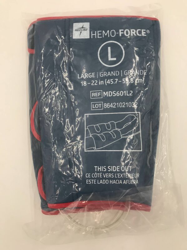 MEDLINE MDS601L2 Hemo-Force Intermittent DVT Calf Sleeve-Lg Sizes 18-22in