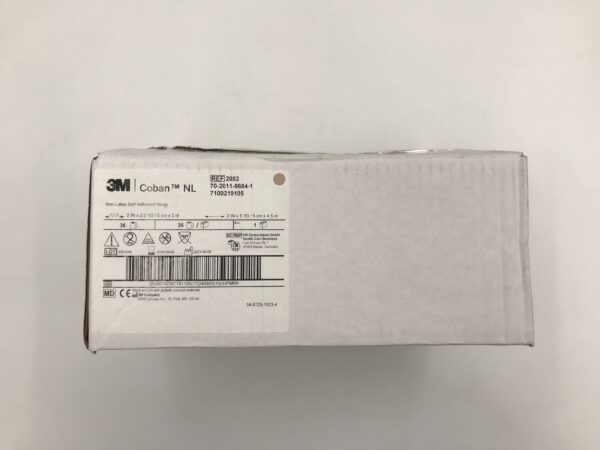 3M 2082 Coban NL Non-Latex Self-Adherent Wrap 2in x 2.2yd (5cm x 2m) (36/Box)