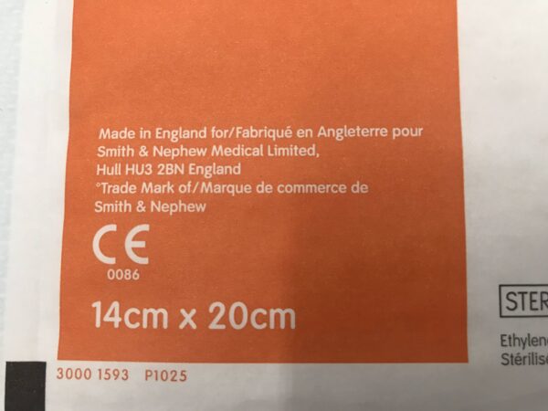 Smith & Nephew 66000701 Profore WCL Wound Contact layer Dressing 14cm x 20cm