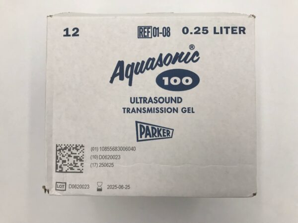 Parker 01-08 Aquasonic 100 Ultrasound Transmission Gel (12/Box)