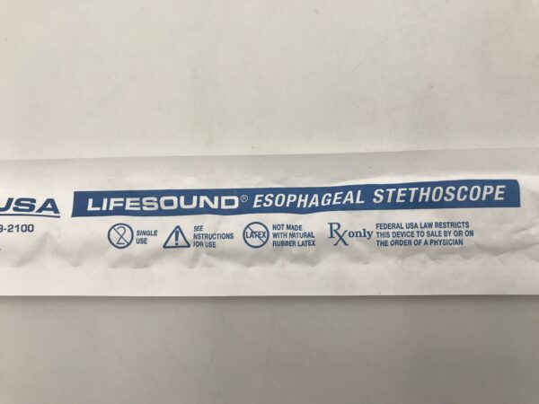 NovaMed 10-1550 Lifesound Esophageal Stethoscope with 400 Series Thermistor 18Fr