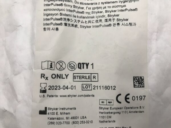 Stryker 0210-058-000 Sips Multiple-Orifice Coaxial Tip (X)