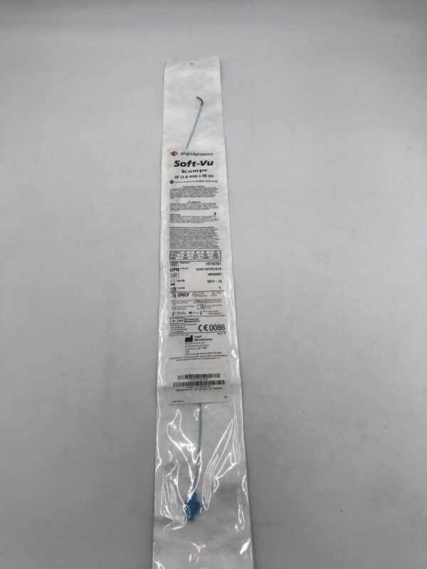 AngioDynamics 10732701 Soft-Vu Kumpe 5F x 65cm Angiographic Catheter (X)