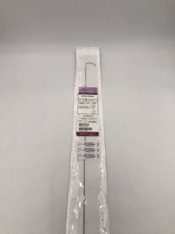Terumo 40-5023 Radifocus Optitorque Jacky Radial Angiographic Catheter 5Fr. 110cm (X)