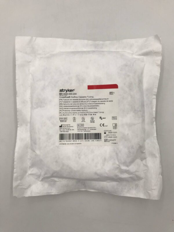 STRYKER 0450-000-200 Crossflow Outflow Cassette Tubing