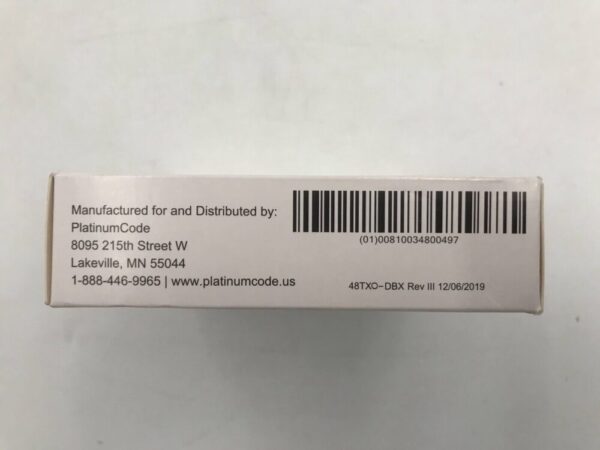 PlatinumCode 48TXO-DBX 1" x 18" Disposable Orange Textured Tourniquets for Venipuncture (25/Box)