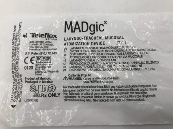 TELEFLEX MAD700 MADgic Laryngo-Tracheal Mucosal Atomization Device (X)