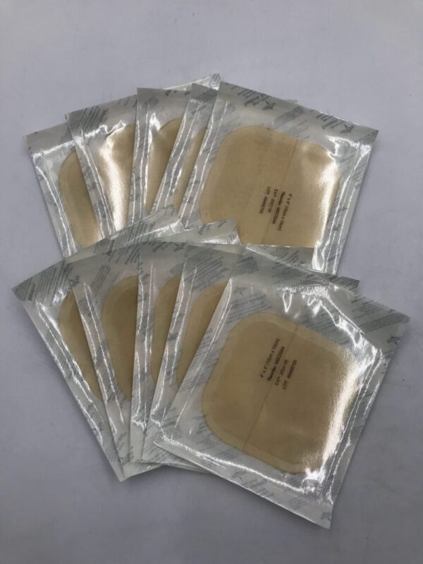 Medline MSC5544 Exuderm Odorshield Hydrocolloid Wound Dressing 4in x 4in (10/Box) (X)