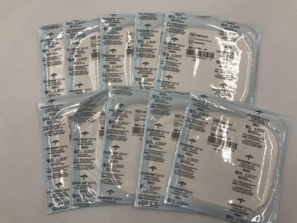 Medline MSC5444 Exuderm Satin Hydrocolloid Wound Dressing 4in x 4in (10/Box)